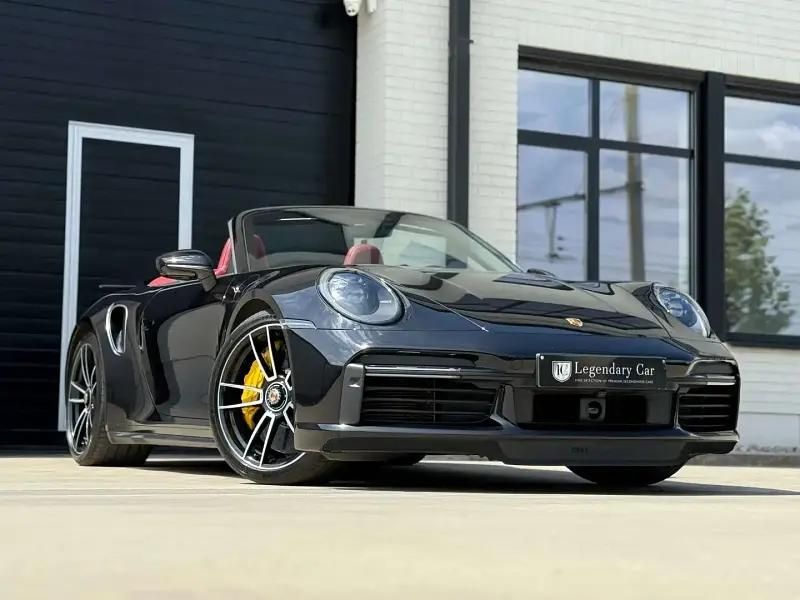Noir Utilisé 2020 Porsche 911 Turbo S Cabriolet Cabriolet | 214 950 € - Image 1/4