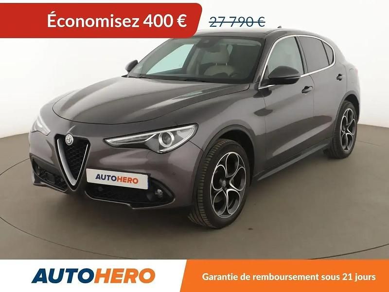 Gris Utilisé 2019 Alfa Romeo Stelvio Lusso SUV | 27 390 € (Prix cher) - Image 1/2