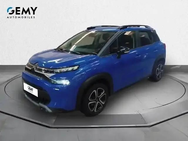 Bleu Utilisé 2021 Citroën C3 Aircross PureTech SUV | 14 990 € (Prix juste) - Image 1/4