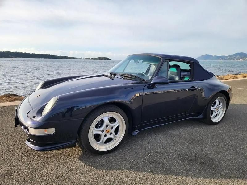 Bleu Occasion 1996 Porsche 911 Carrera Cabriolet Cabriolet | 82 900 € - Image 1/4