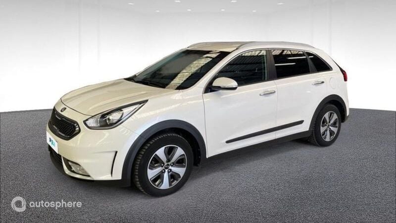 Blanc Utilisé 2017 Kia Niro 4 SUV | 15 679 € (Prix juste) - Image 1/4