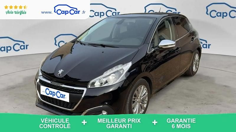 Noir Utilisé 2019 Peugeot 208 Allure Citadine | 8 890 € (Super prix) - Image 1/4