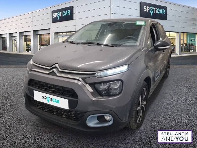 Gris Utilisé 2023 Citroën C3 PureTech Citadine | 16 490 € (Prix juste) - Image 1/4