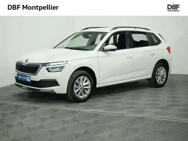 Blanc Occasion 2023 Skoda Kamiq Ambition SUV | 18 880 € (Prix assez cher) - Image 1/4