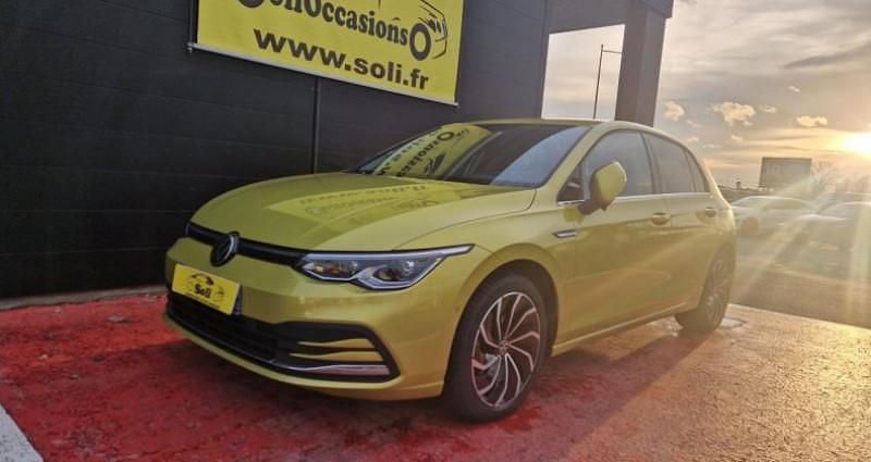 Occasion VW Golf VII Style 150 ch (110 kW) 2021 Jaune Citadine