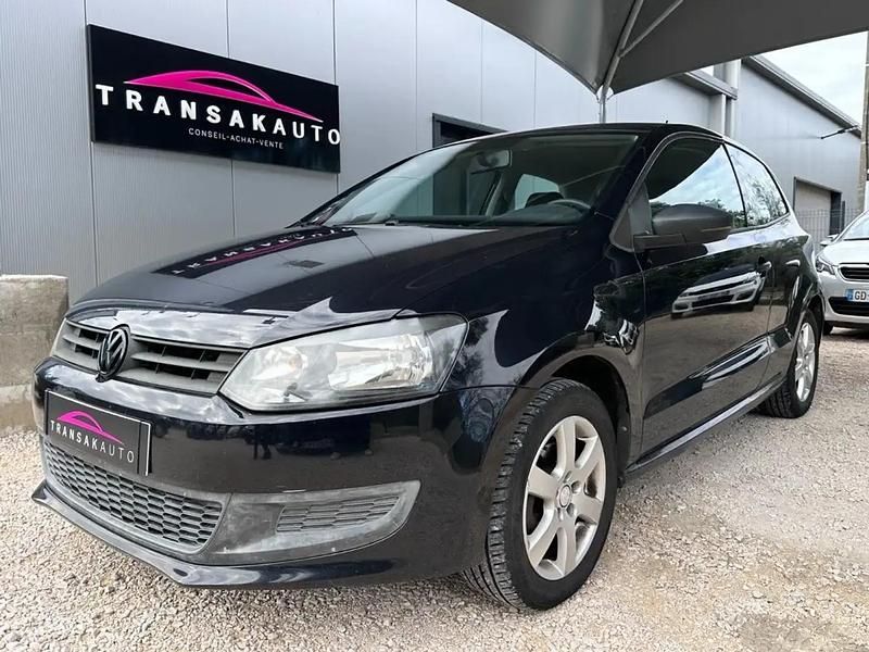 Noir Utilisé 2010 VW Polo Trendline Citadine | 5 490 € (Prix juste) - Image 1/4