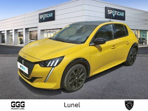 Jaune Utilisé 2021 Peugeot 208 GT Citadine | 15 970 € (Prix juste) - Image 1/4