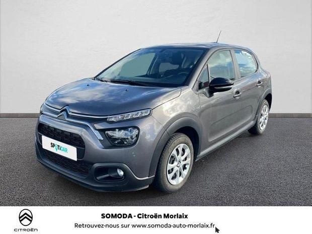 Gris Utilisé 2023 Citroën C3 Feel Citadine | 12 890 € (Prix juste) - Image 1/4