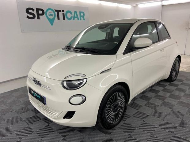 Blanc Utilisé 2022 Fiat 500e Citadine | 17 890 € (Prix juste) - Image 1/4