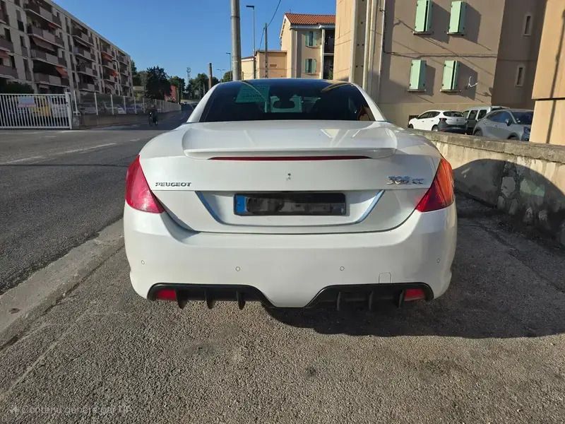 Blanc Utilisé 2010 Peugeot 308 CC Sport Cabriolet | 6 800 € (Prix assez cher) - Image 1/4