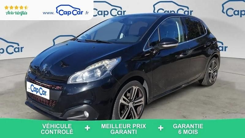 Noir Utilisé 2017 Peugeot 208 GT-line Citadine | 5 990 € (Super prix) - Image 1/4