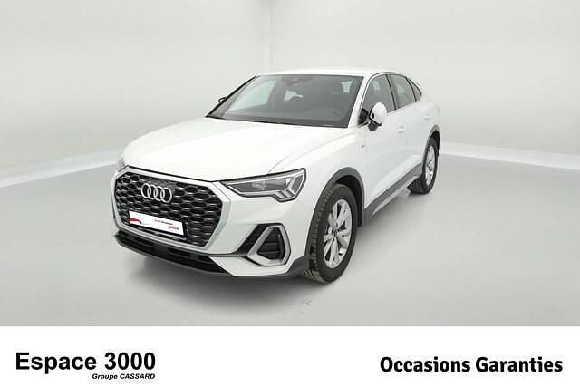 Blanc arcona Utilisé 2024 Audi Q3 Sportback S-Line SUV | 44 970 € (Prix juste) - Image 1/4