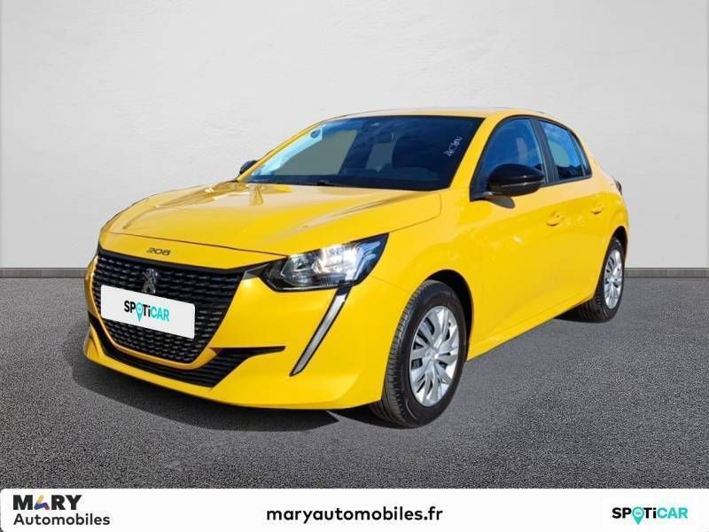 Jaune Utilisé 2023 Peugeot 208 Active Citadine | 13 990 € (Prix juste) - Image 1/3