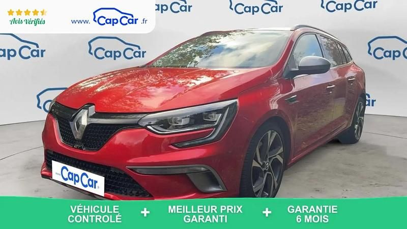 Rouge Utilisé 2017 Renault Mégane GrandTour GT Break | 16 990 € (Bon prix) - Image 1/4