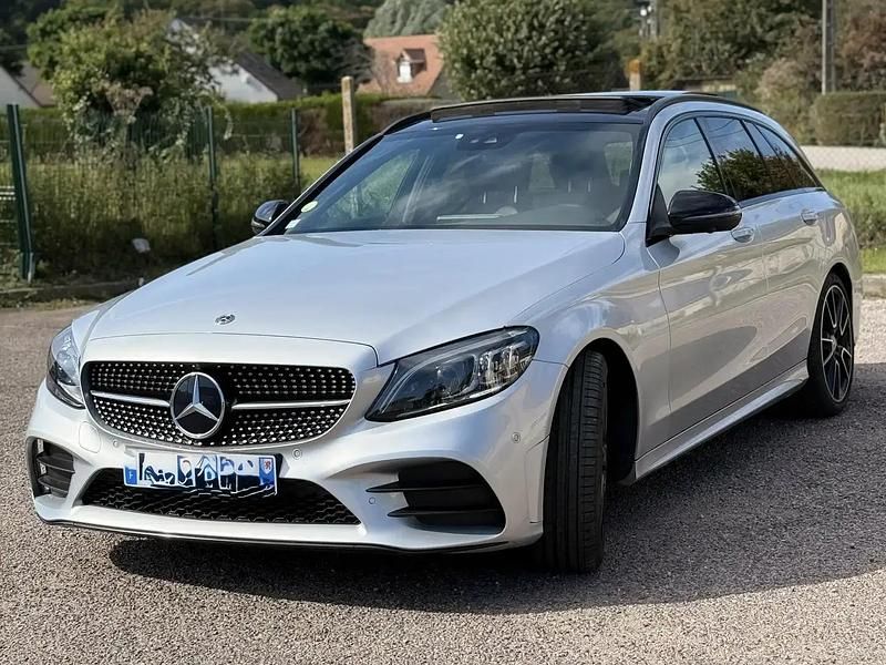 Gris Occasion 2018 Mercedes C220 AMG line Break | 27 498 € (Prix juste) - Image 1/4