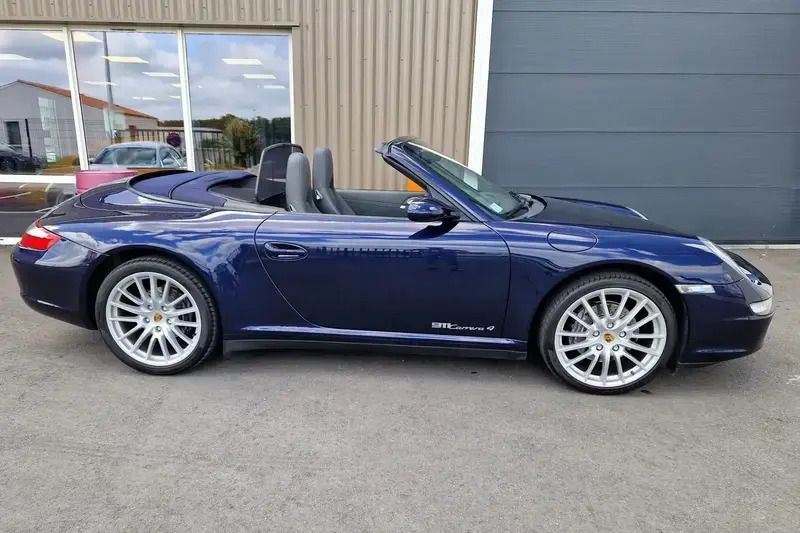 Bleu Utilisé 2007 Porsche 911 Carrera 4 Cabriolet Cabriolet | 53 900 € - Image 1/4