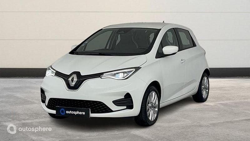 Blanc Utilisé 2020 Renault Zoe Zen Citadine | 9 499 € (Super prix) - Image 1/4
