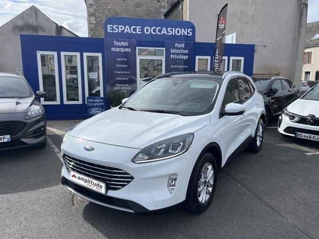 Blanc glacier Utilisé 2022 Ford Kuga Titanium SUV | 25 999 € (Prix juste) - Image 1/4