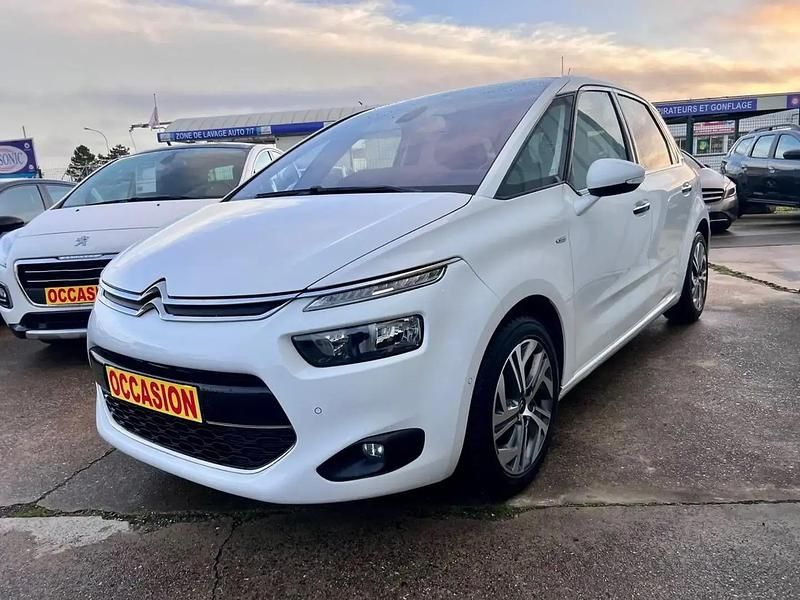 Blanc Occasion 2015 Citroën C4 Picasso Exclusive Monospace | 10 500 € (Prix juste) - Image 1/4