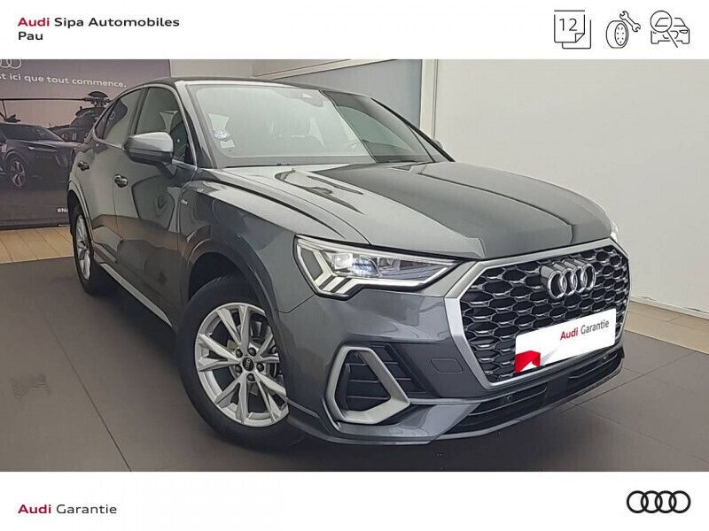 Gris daytona nacré Utilisé 2022 Audi Q3 Sportback S-Line SUV | 35 890 € (Prix juste) - Image 1/4