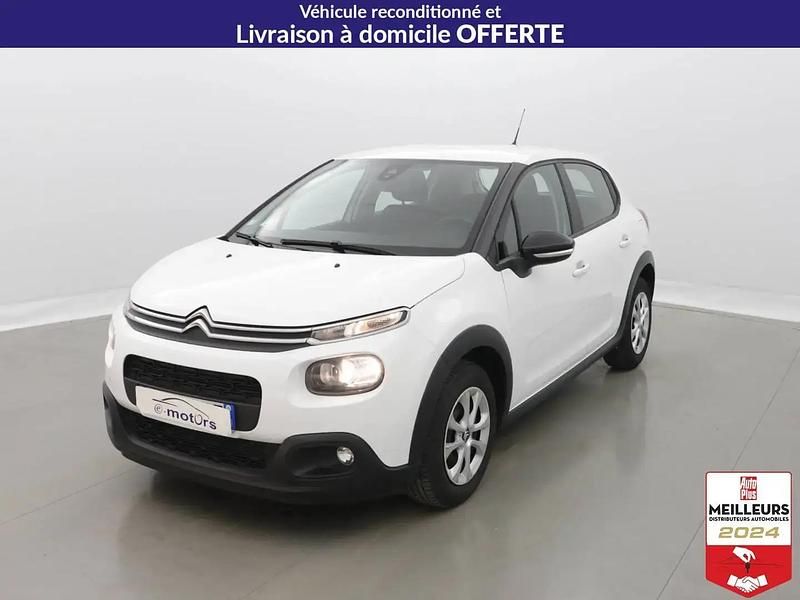 Blanc Utilisé 2018 Citroën C3 Feel Citadine | 8 000 € - Image 1/4