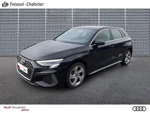Noir mythe méta Occasion 2020 Audi A3 S-Line Berline | 28 200 € (Prix assez cher) - Image 1/4