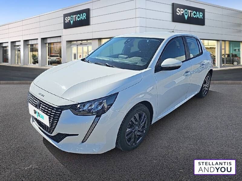 Blanc Utilisé 2021 Peugeot 208 Active Citadine | 12 290 € (Prix juste) - Image 1/4