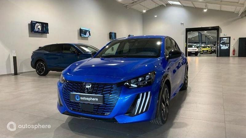 Bleu Utilisé 2025 Peugeot e-208 GT Citadine | 35 790 € - Image 1/4