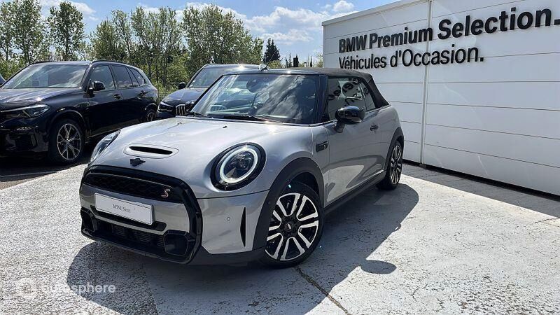 Gris Utilisé 2024 Mini Cooper S Cabriolet Premium Plus Cabriolet | 37 499 € (Prix assez cher) - Image 1/4