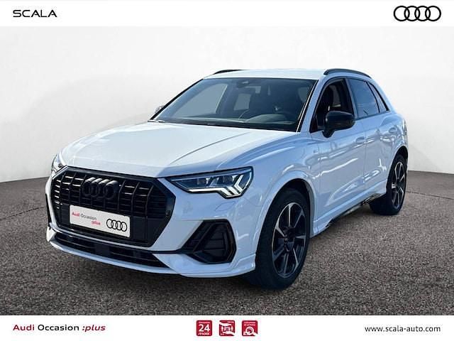 Blanc glacier métallisé Occasion 2022 Audi Q3 S-Line SUV | 34 990 € (Prix juste) - Image 1/4