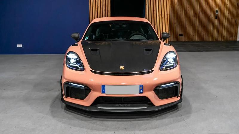 Rouge Occasion 2022 Porsche Cayman GT4 Coupé | 189 900 € (Prix cher) - Image 1/4