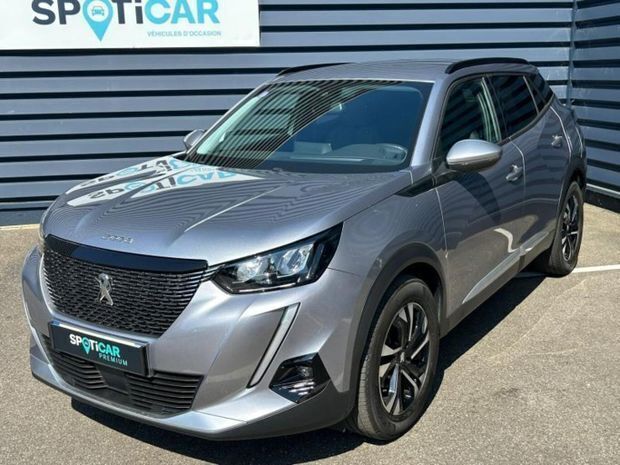 Gris Utilisé 2021 Peugeot 2008 Allure SUV | 16 190 € (Prix juste) - Image 1/4
