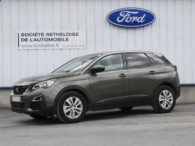 Gris Utilisé 2020 Peugeot 3008 Business-Line SUV | 17 490 € (Bon prix) - Image 1/4
