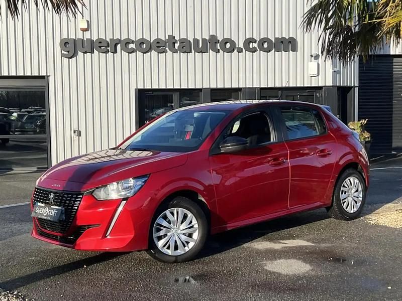 Rouge Utilisé 2022 Peugeot 208 Active Citadine | 11 990 € (Bon prix) - Image 1/4