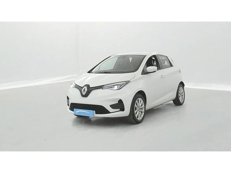 Blanc Occasion 2021 Renault Zoe Zen Citadine | 15 990 € (Prix assez cher) - Image 1/4