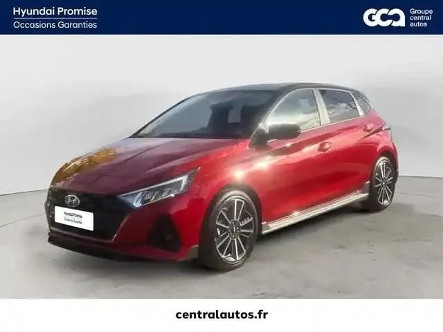 Rouge Occasion 2022 Hyundai i20 Berline | 18 490 € (Prix juste) - Image 1/4