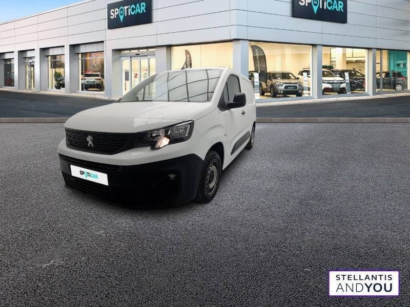 Blanc Utilisé 2021 Peugeot Partner Premium Monospace | 12 190 € - Image 1/3
