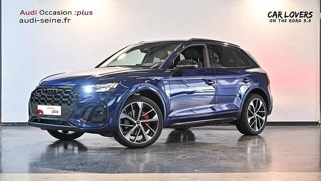 Bleu navarre métallisé Utilisé 2024 Audi Q5 S-Line SUV | 60 990 € (Prix cher) - Image 1/4