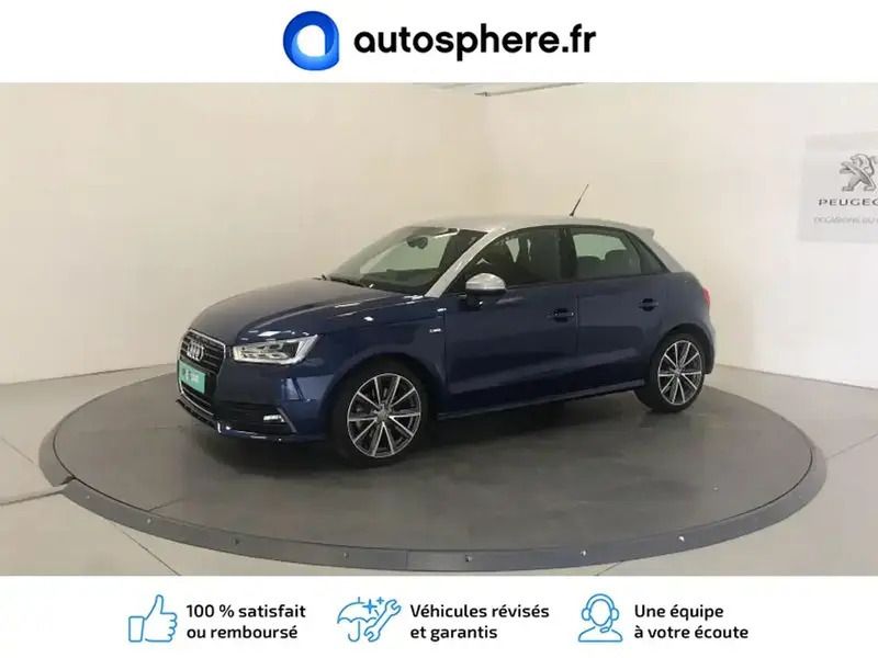 Bleu Utilisé 2017 Audi A1 Sportback S-Line Citadine | 20 880 € (Prix juste) - Image 1/4