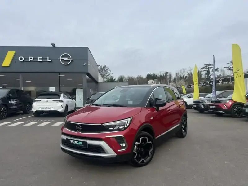 Rouge kardio métallisé/toit noir Utilisé 2022 Opel Crossland Ultimate SUV | 18 699 € (Prix juste) - Image 1/4