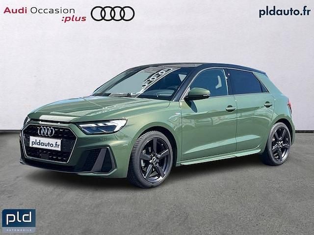 Vert district métallisé Utilisé 2024 Audi A1 Sportback S-Line Citadine | 31 990 € (Prix assez cher) - Image 1/4