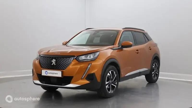 Orange Utilisé 2021 Peugeot 2008 Allure SUV | 14 999 € (Prix juste) - Image 1/4