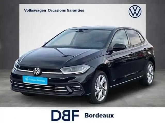 Noir Occasion 2022 VW Polo Style Berline | 19 999 € (Prix assez cher) - Image 1/4
