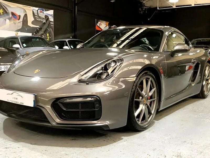 Gris Utilisé 2015 Porsche Cayman Coupé | 76 990 € (Prix juste) - Image 1/4