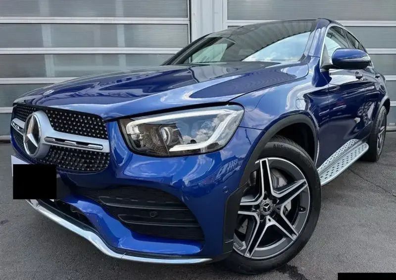 Bleu Utilisé 2020 Mercedes GLC200 AMG line SUV | 44 900 € (Prix cher) - Image 1/4