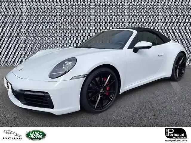 Blanc Occasion 2019 Porsche 911 Carrera S Cabriolet Cabriolet | 137 900 € - Image 1/4