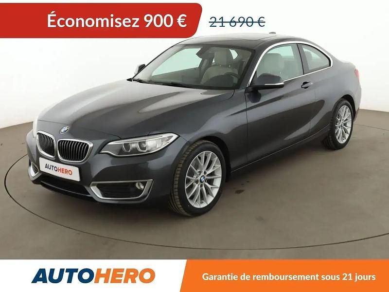 Gris Occasion 2016 BMW 220 Luxury Line Coupé | 20 790 € (Prix juste) - Image 1/2