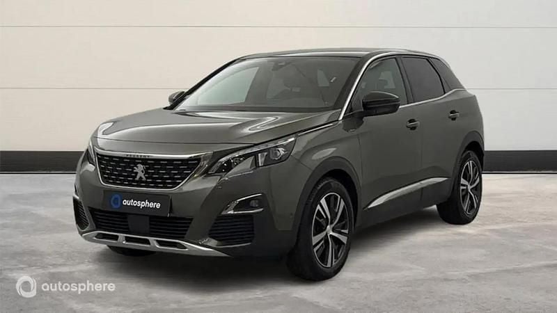 Noir Occasion 2020 Peugeot 3008 GT-line SUV | 18 499 € (Prix juste) - Image 1/4