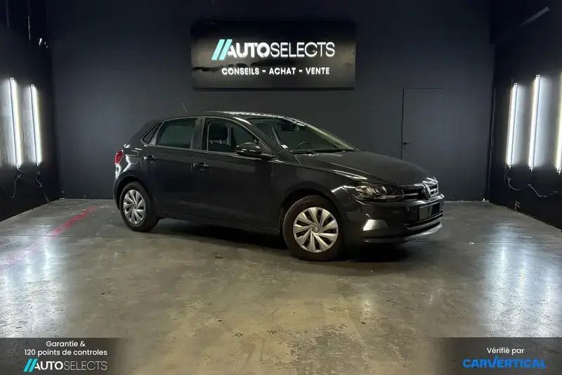 Gris Utilisé 2019 VW Polo Citadine | 10 990 € (Super prix) - Image 1/4