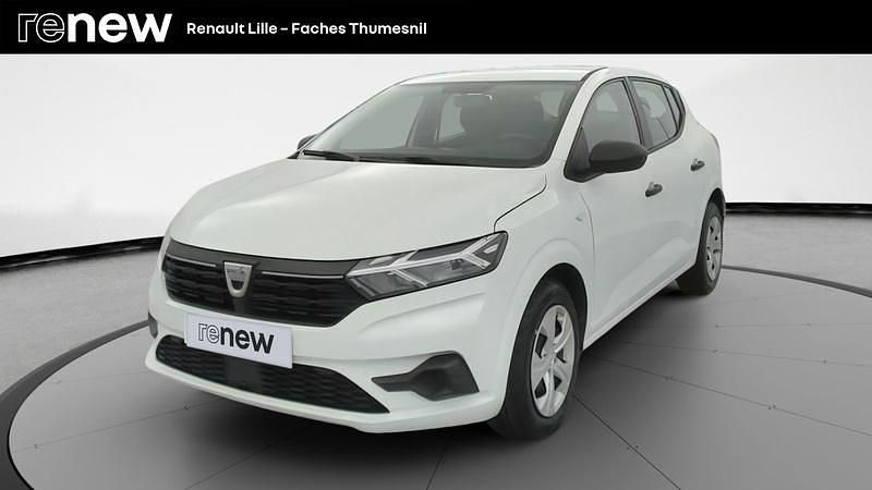 Blanc Utilisé 2022 Dacia Sandero Essentiel Citadine | 9 999 € (Super prix) - Image 1/4